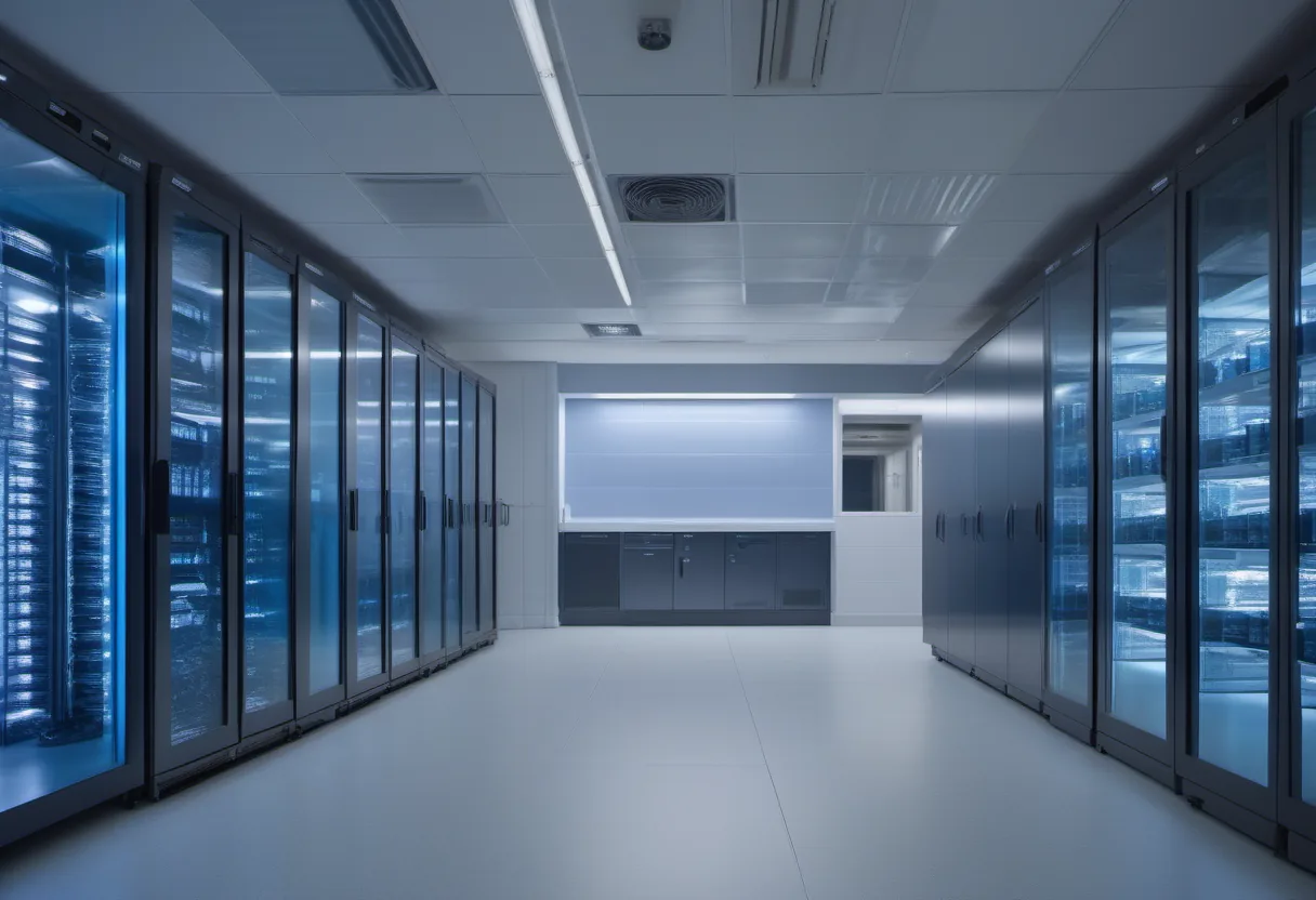 Healthcare server room backup
